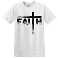 thumbnail image 1 of Faith Cross T-Shirt – Christian Graphic Tee with Bold Grunge Design. Perfect for church, faith events, or everyday inspiration., 1 of 6
