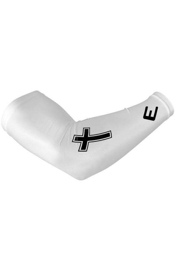 Faith Cross White Arm Sleeve