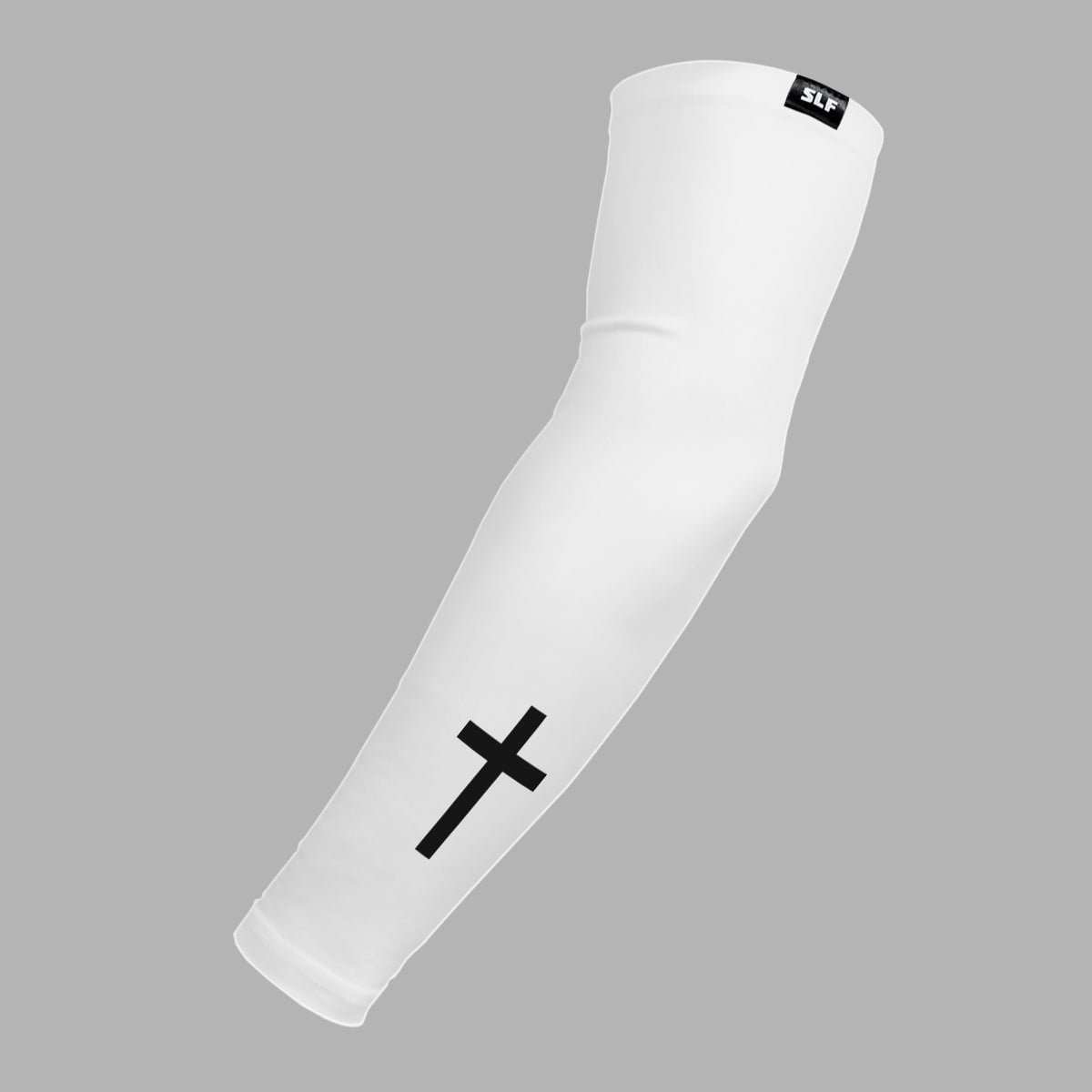 Faith Cross White Arm Sleeve
