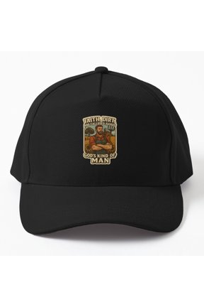 Faith Dirt Callused Hands Baseball Hat, God's Kind of Farmer Vintage Design, Classic Cap