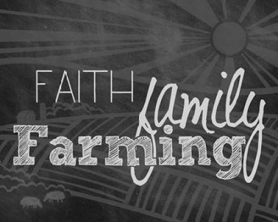 Faith Family Farming Canvas Art - Amber Berninger (24 x 30)