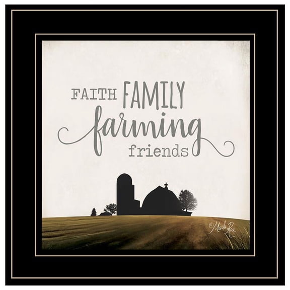 TrendyDecor4U Marla Rae Faith, Family, Farming Friends Wall Art MAZ5360-704G