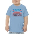 thumbnail image 1 of Faith Family Freedom Neons T-Shirt Toddler -Image by Shutterstock,  3 Toddler, 1 of 4