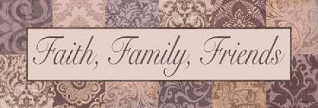 Faith - Family - Friends Canvas Art - Todd Williams (10 x 20)