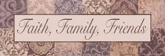 Faith - Family - Friends Canvas Art - Todd Williams (24 x 48)