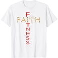 thumbnail image 1 of Faith Fitness Cross Christian Workout Modern Gym T-Shirt T-Shirt, 1 of 2