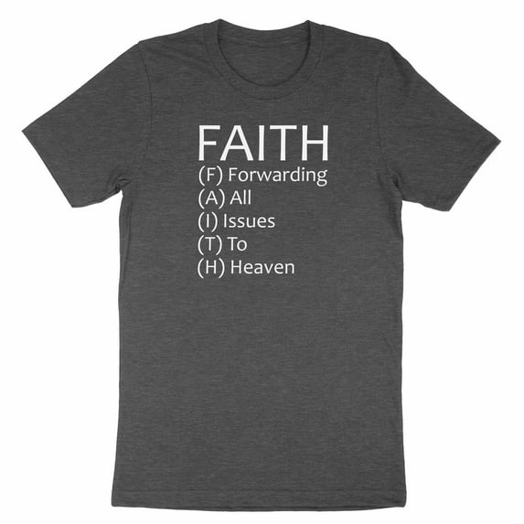 Faith Forwarding All Issues To Heaven Cute Quote Graphic Everyday Style ...