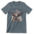 thumbnail image 1 of Faith Freedom 250 Years Patriotic T-Shirt for Men & Women, Vintage Eagle USA Flag Graphic Tee, 1776-2026 Independence Shirt, 1 of 4