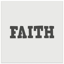 Faith Fun Text DIY Cookie Wall Craft Stencil - 5.5 Inch
