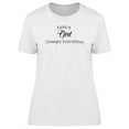 thumbnail image 1 of Faith God Changes Everything T-Shirt Women -Image by Shutterstock, Female Medium, 1 of 2