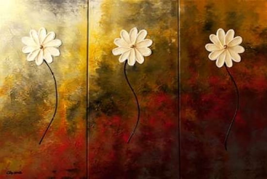 Faith Hope Love Canvas Art - Carmen Guedez (20 x 28)