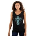 thumbnail image 1 of Faith Hope Love Cross Christian Tank Top Tee Shirt Women Brisco Brands L, 1 of 6