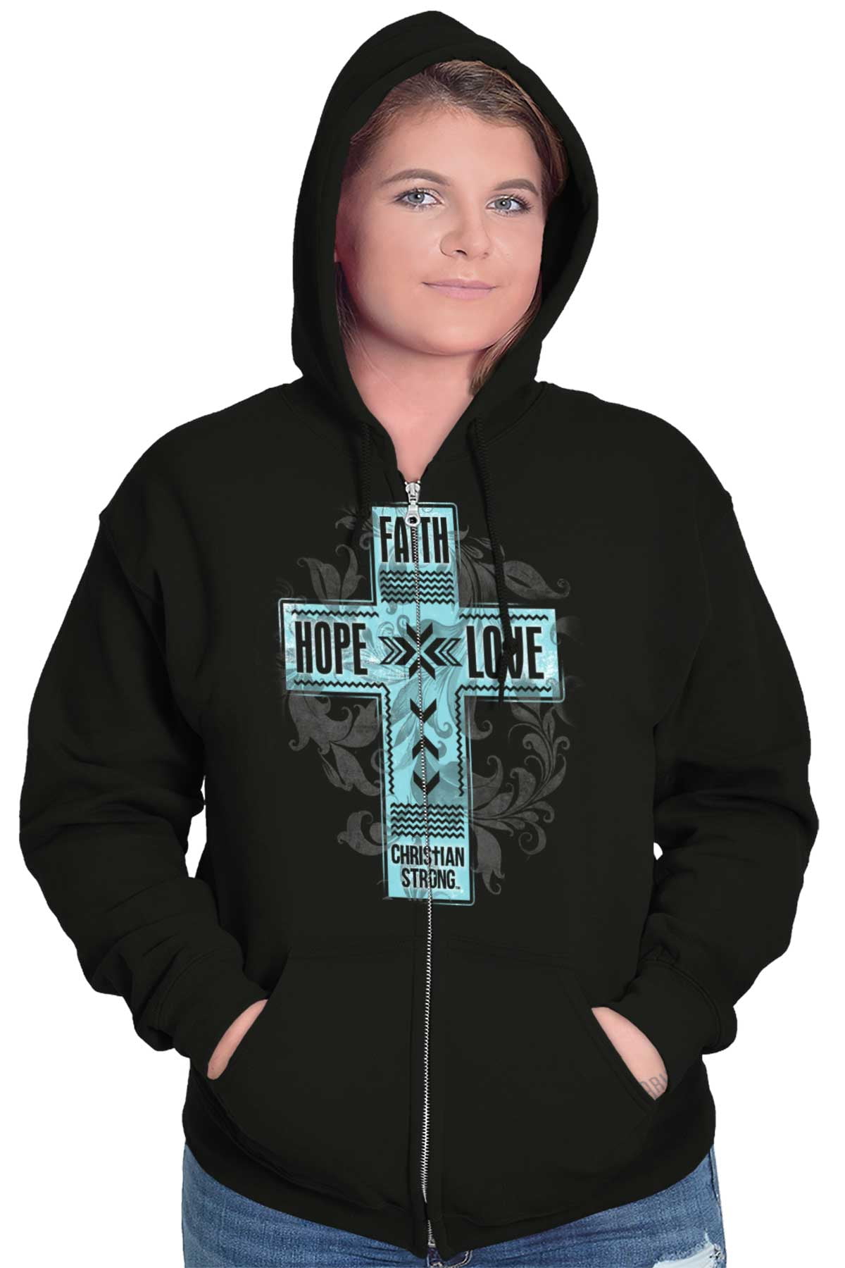 Faith hope love hot sale hoodie