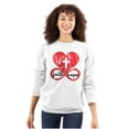 thumbnail image 1 of Faith Hope Love Cross Eternal Life Women Crewneck Sweatshirt Brisco Brands S, 1 of 6