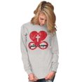 thumbnail image 1 of Faith Hope Love Cross Eternal Life Women Plus Size Long Sleeve Graphic Tee Brisco Brands 2X, 1 of 5