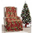 thumbnail image 1 of Faith, Hope, Love Home Décor Home Essentials Christmas Throw (50" X 60") - Poinsettia, 1 of 3