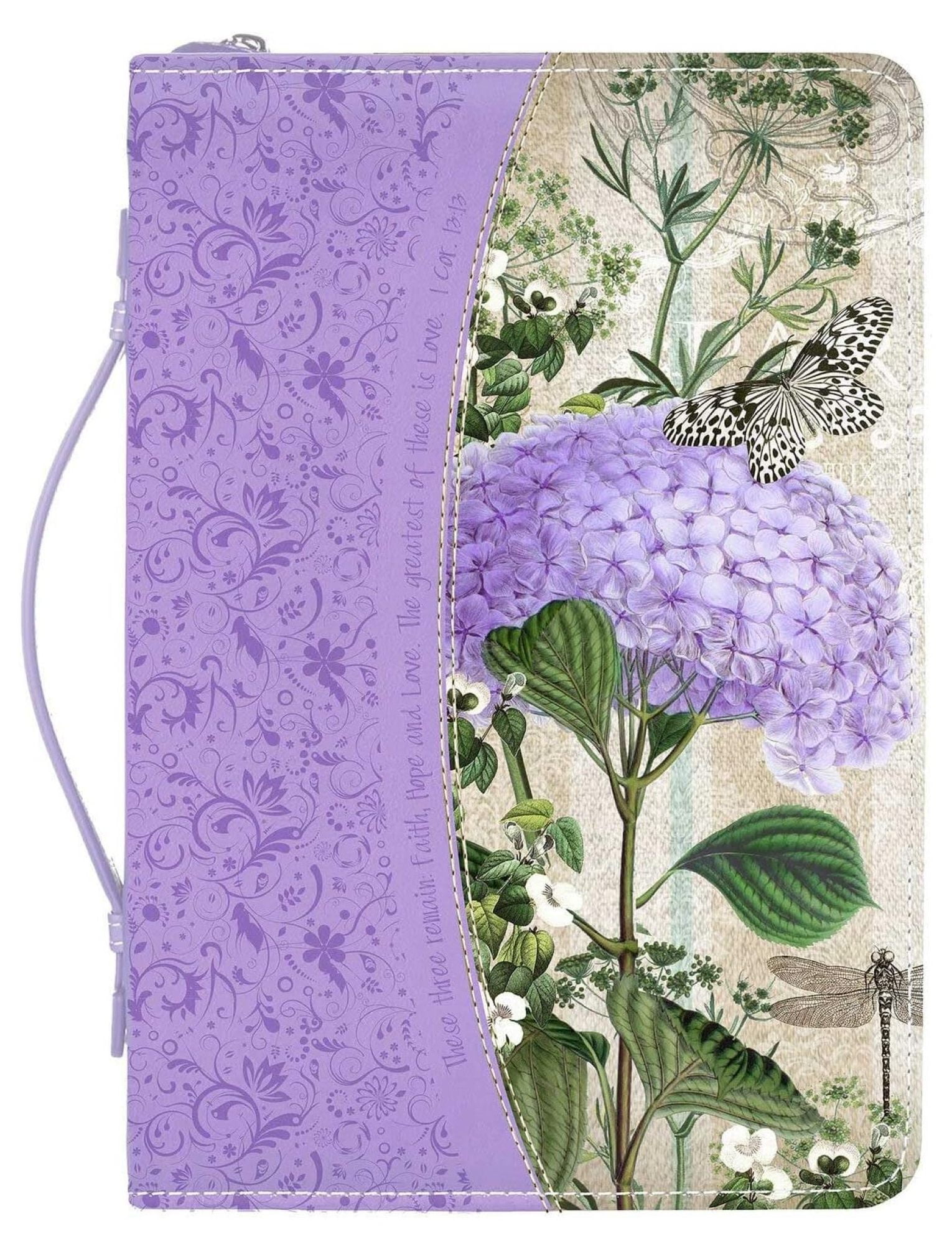 Eve Beige Floral Bible Cover main image 1
