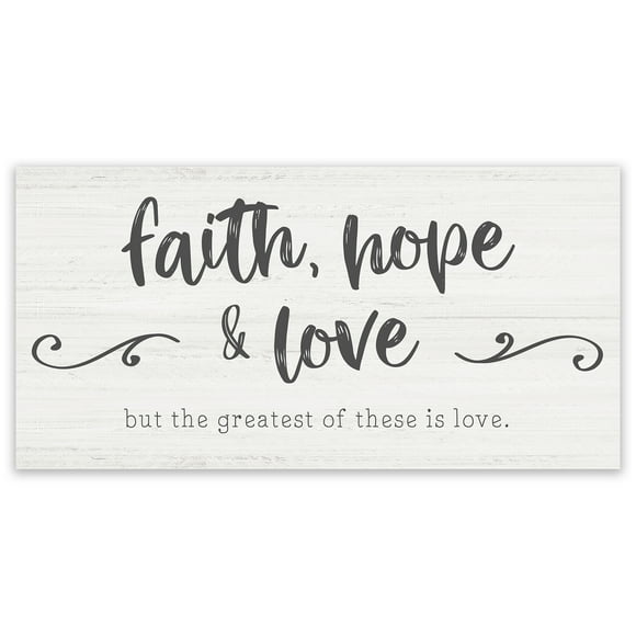 Faith Hope Love II Gallery-Wrapped Canvas Wall Art
