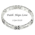 thumbnail image 1 of Freebird Jewelry Box Faith Hope Love Message Bracelet, 1 of 1