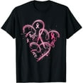 thumbnail image 1 of Faith Hope Love Pink Ribbon Breast Cancer Awareness Heart T-Shirt, 1 of 4