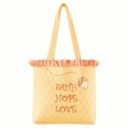 thumbnail image 1 of Faith Hope Love Ruffle Tote, 1 of 2