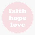 thumbnail image 1 of Faith Hope Love Simple Sticker, 1 of 4