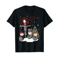 thumbnail image 1 of Faith Hope Love Snowman Jesus Dandelion Christian Christmas T-Shirt, 1 of 5