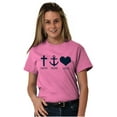 thumbnail image 1 of Faith Hope Love Symbol Christian Women's Plus Size Graphic Tee Brisco Brands 3X, 1 of 5