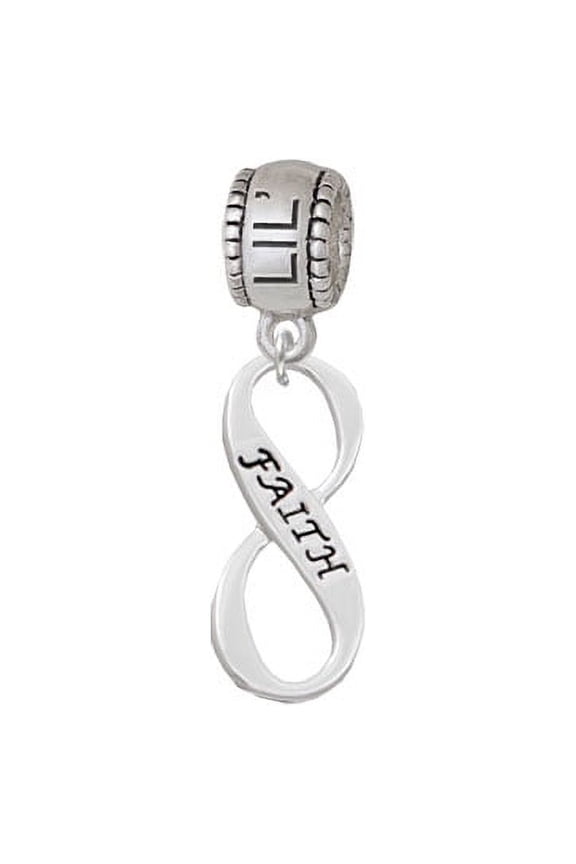 Faith Infinity Sign - Lil Sister Charm Bead