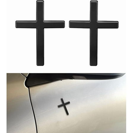 Faith-Inspired Christian Cross Car Decal - Easy-Apply Decor Sticker for Cars, SUVs & Motorcycles