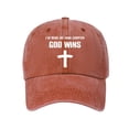 thumbnail image 1 of Faith-Inspired Hat Cross Letter Print Baseball Cap Washed Caps for Streetwear and Daily Casual Outfits, 1 of 3