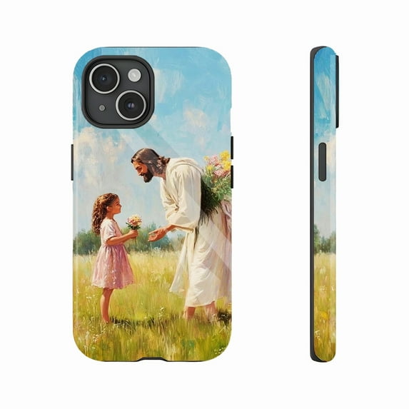 Faith-Inspired Heartwarming iPhone Case Compatible with iPhone 11/12/13/14/15/16 (Pro Max/Plus) for Family-Loving Shoppers & Spiritual Gift Seekers - Durable Protective Design