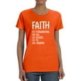 thumbnail image 1 of Faith Intials Shaped T-Shirt Women -Smartprints Designs, Female Small, 1 of 4