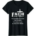 thumbnail image 1 of Faith Is Like Wifi Christian Invisible But It Has To Connect T-Shirt, 1 of 3