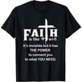 thumbnail image 1 of Faith Is Like Wifi Christian Invisible But It Has To Connect T-Shirt, 1 of 3