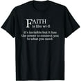 thumbnail image 1 of Faith Is Like Wifi - Funny Christian Pastoral T Shirt Black Medium, 1 of 4