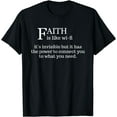 thumbnail image 1 of Faith Is Like Wifi - Funny Christian Pastoral T Shirt, 1 of 3