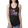 thumbnail image 1 of Faith Jesus Believe Awareness Ladies Racerback Tank Top, Black, Small, 1 of 3