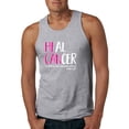 thumbnail image 1 of Faith Jesus Believe Awareness Mens Graphic Tank Top, Heather Grey, Large, 1 of 3