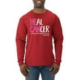 thumbnail image 1 of Faith Jesus Believe Awareness Mens Long Sleeve Shirt, Red, Medium, 1 of 3