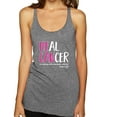 thumbnail image 1 of Faith Jesus Believe Awareness Tri-Blend Racerback Tank Top, Premium Heather, Small, 1 of 3
