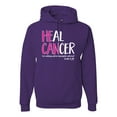 thumbnail image 1 of Faith Jesus Believe Awareness Unisex Graphic Hoodie Sweatshirt, Purple, Small, 1 of 3