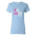 thumbnail image 1 of Faith Jesus Believe Awareness Womens Graphic T-Shirt, Light Blue, Small, 1 of 3