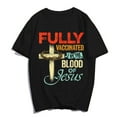 thumbnail image 1 of Faith Jesus T-Shirt Pray Christ Casual Women Men Graphics Summer Tops Gift Tee Black Medium, 1 of 3