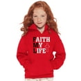 thumbnail image 1 of Faith Life Religious Jesus Christ God Youth Hoodie Boy Girl Teen Brisco Brands S, 1 of 6