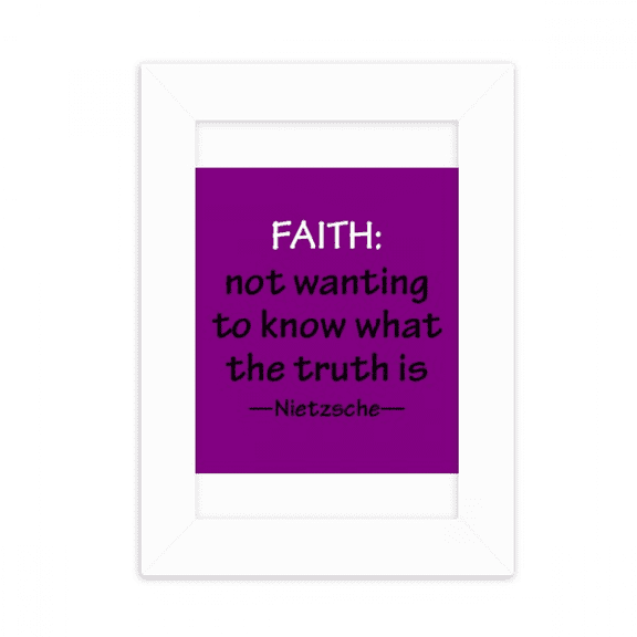 Faith Life Truth Art Deco Fashion Desktop Photo Frame Picture Display Decoration Art Painting