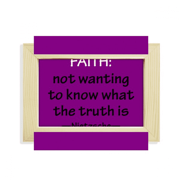 Faith Life Truth Desktop Decorate Photo Frame Picture Art Painting 5x7 inch