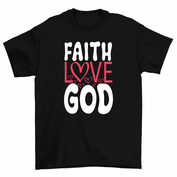 Faith Love God Christian Bible T-Shirt Women Unisex