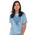 thumbnail image 1 of Faith Love God Heart Christian Women's Graphic T Shirt Tees Brisco Brands 2X, 1 of 6