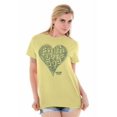 thumbnail image 1 of Faith Love God Heart Christian Women's Graphic T Shirt Tees Brisco Brands S, 1 of 6